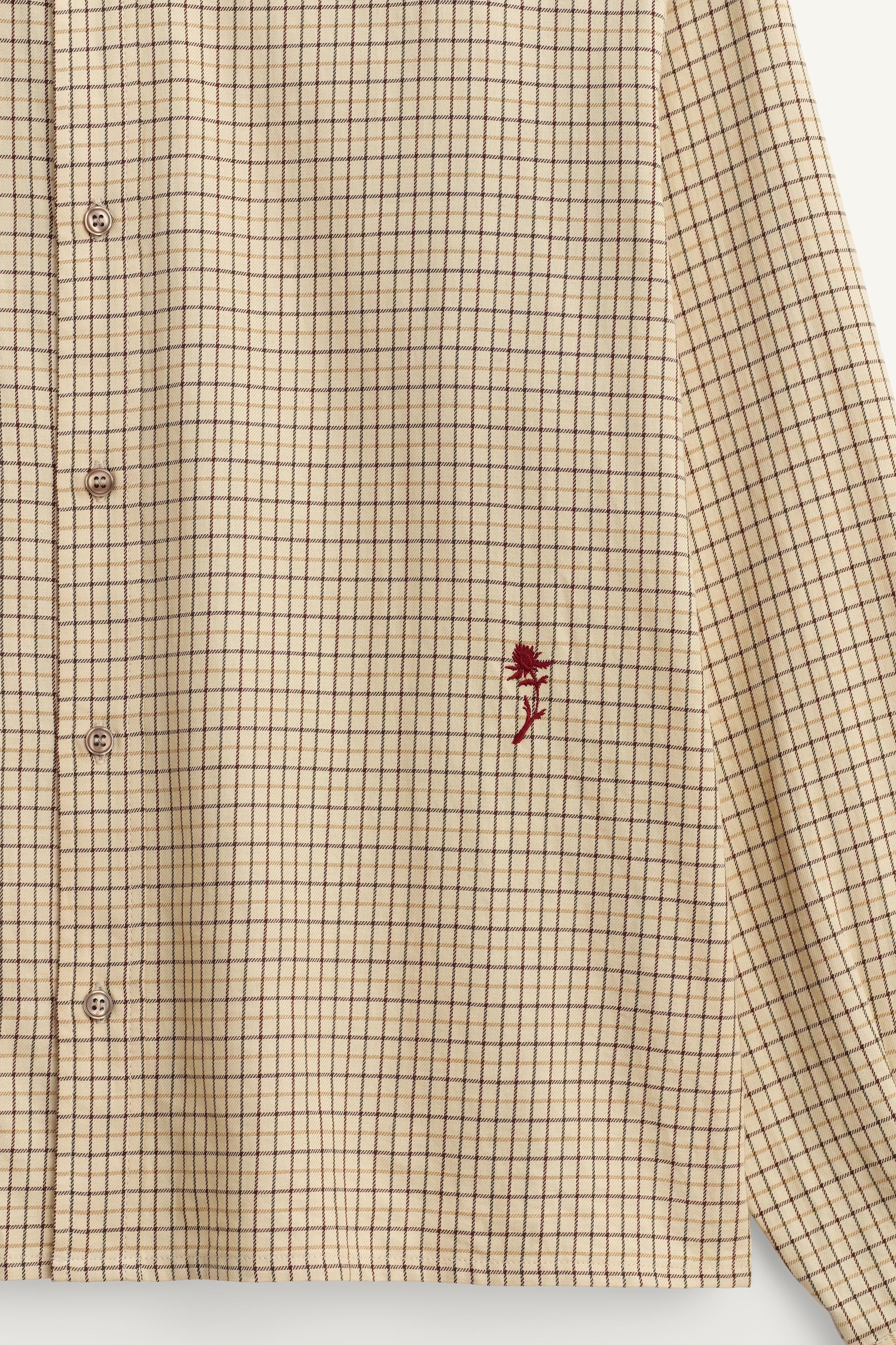 LIMITED EDITION PLAID CROPPED FIT SHIRT